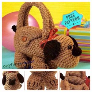 Amigurumi Bag Free Pattern – 01 Amigurumi Dog Bag