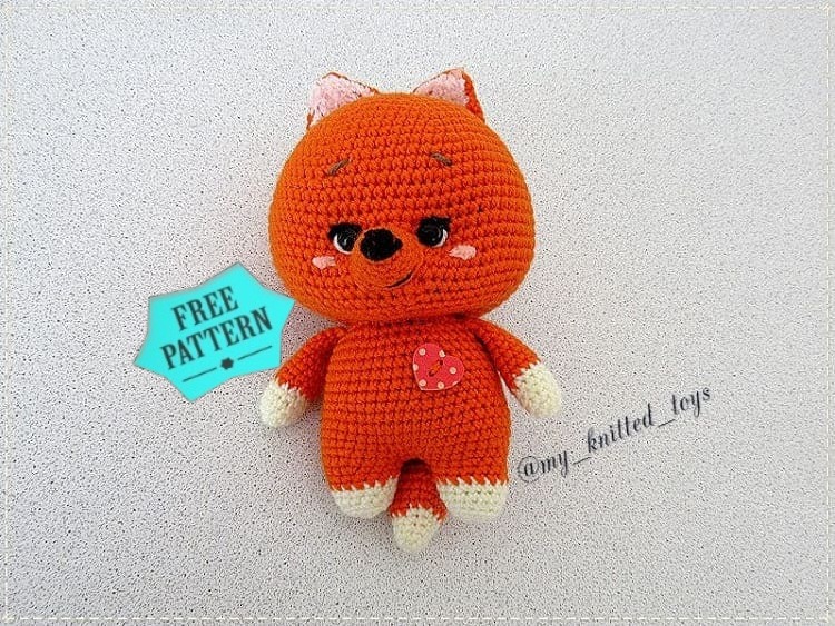Crochet Fox Amigurumi Ink