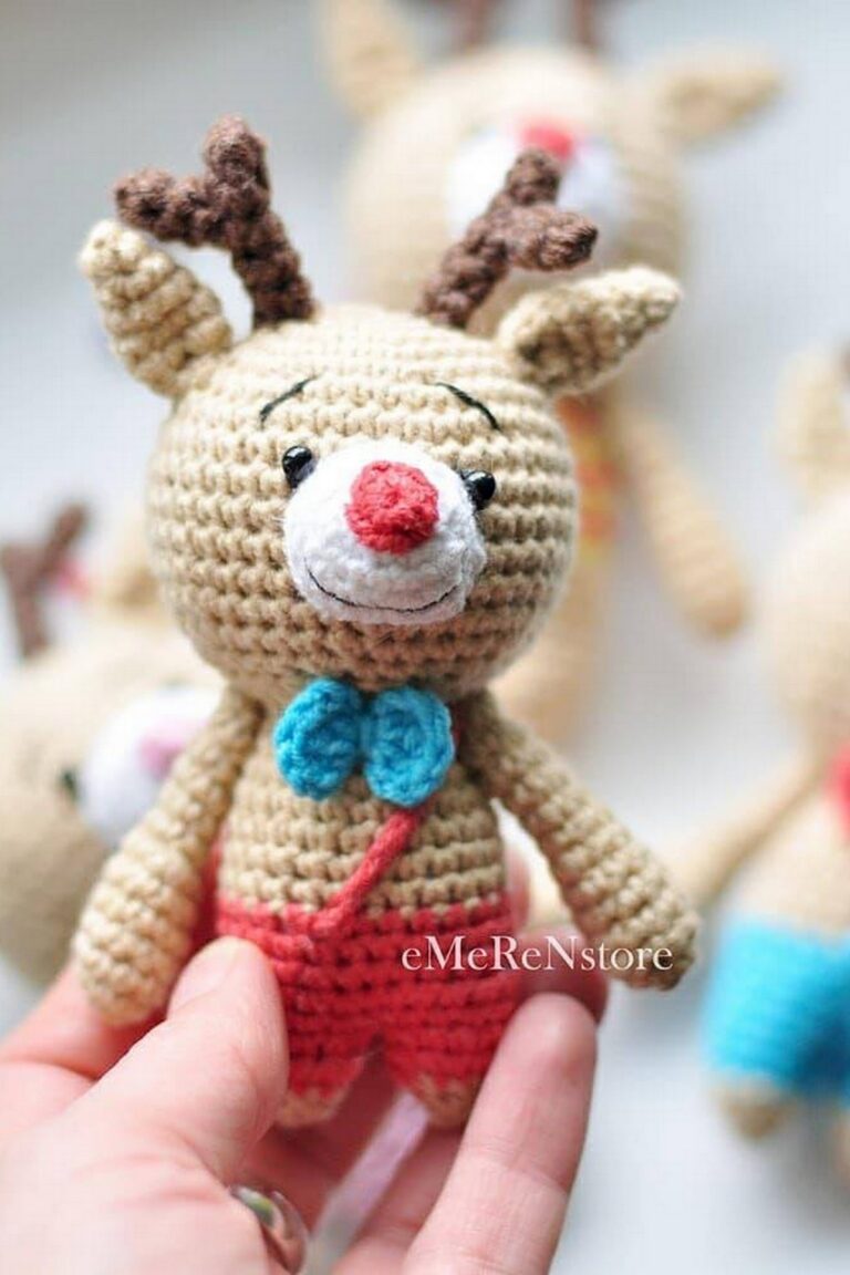 Amigurumi Crochet Deer Toy Free Pattern - Free Amigurumi Crochet