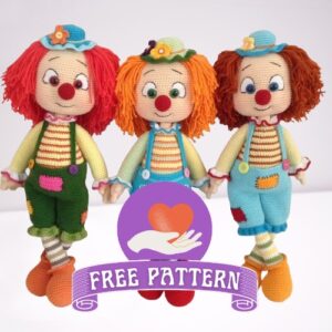 Amigurumi Clown Corchet Free Pattern 3