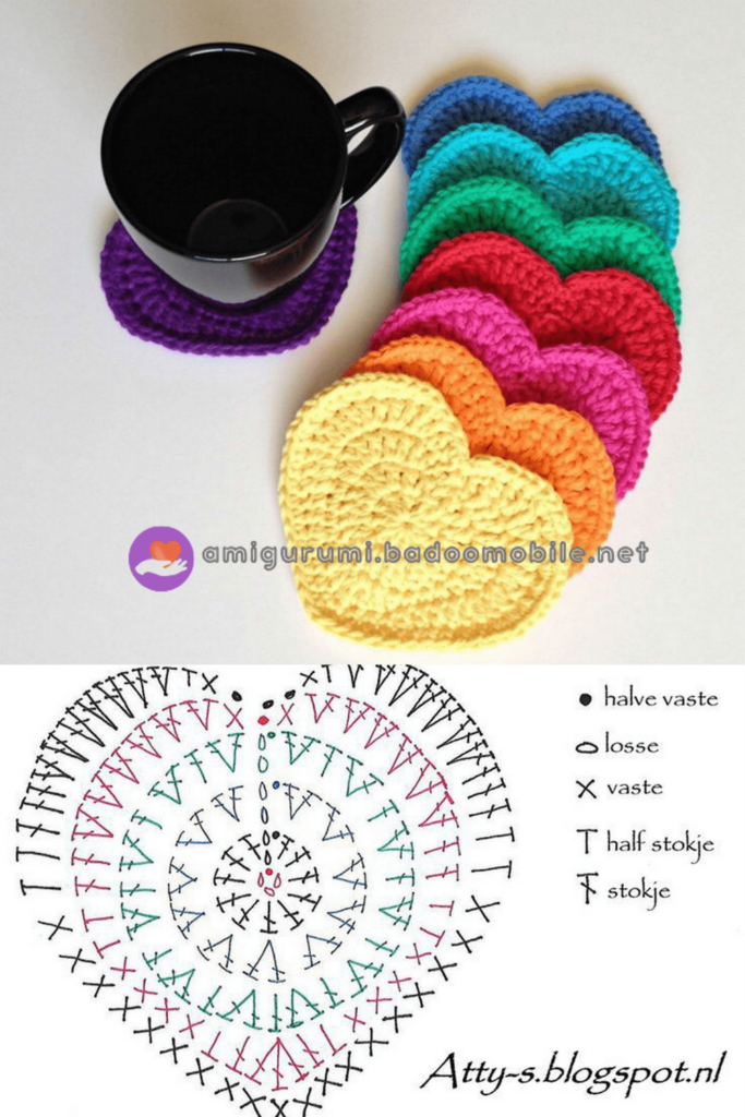 Crochet Coaster Free Pattern Amigurumi.badoomobile 15