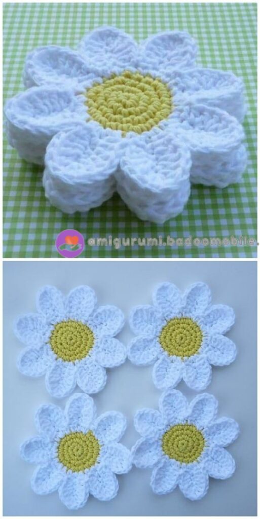 Crochet Coaster Free Pattern Amigurumi.badoomobile 4