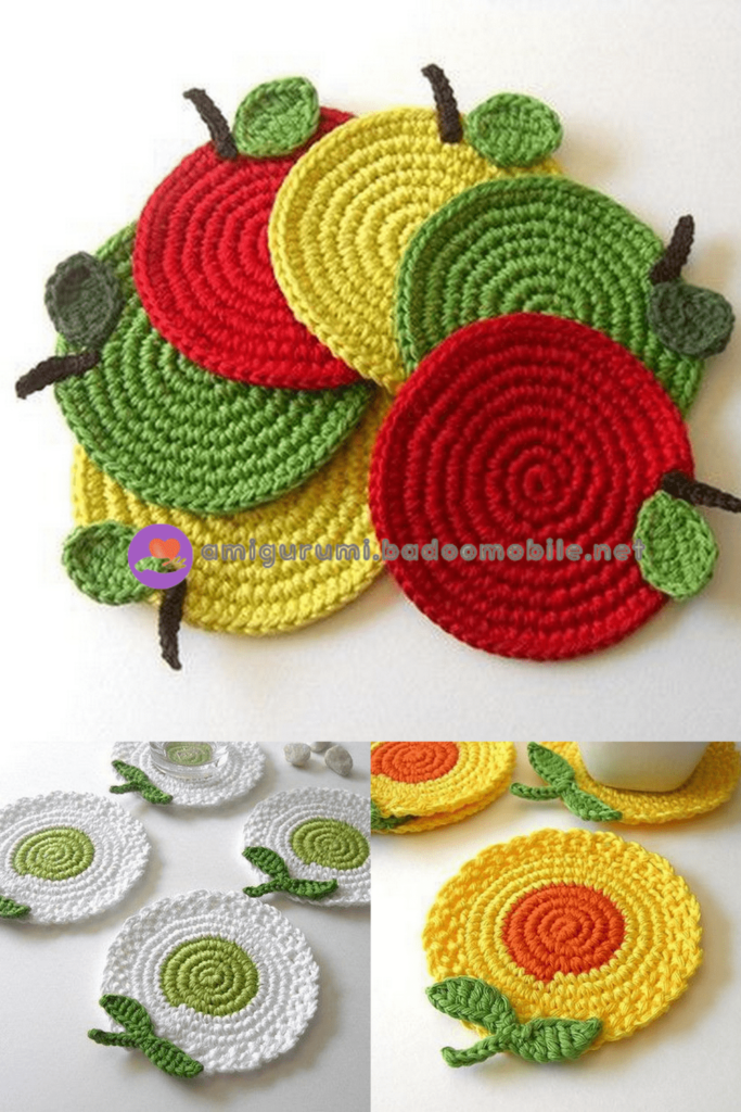 Crochet Coaster Free Pattern Amigurumi.badoomobile 7