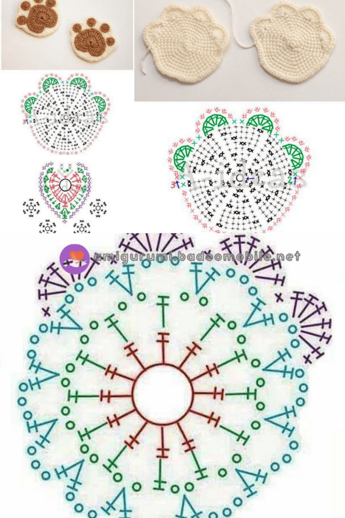 Crochet Coaster Free Pattern Amigurumi.badoomobile 9