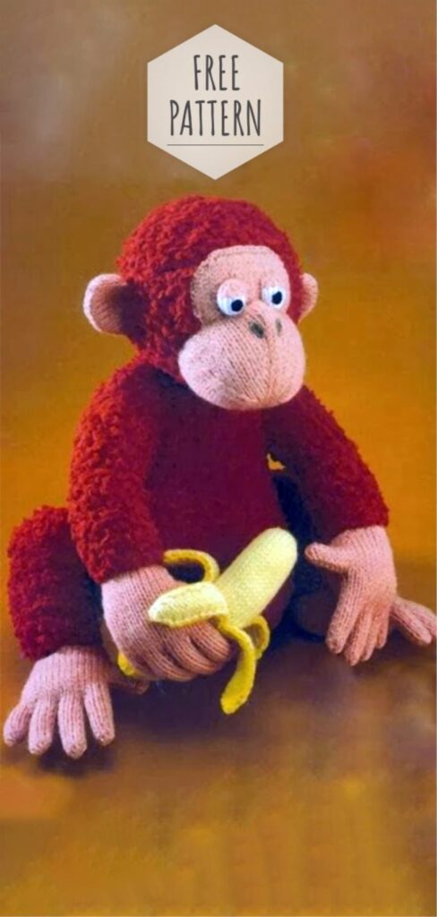 Amigurumi Monkey And Crochet Banana Free Pattern