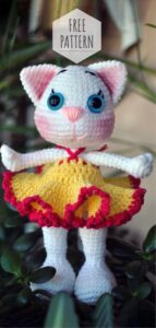 Crochet Toy Cat Free Pattern