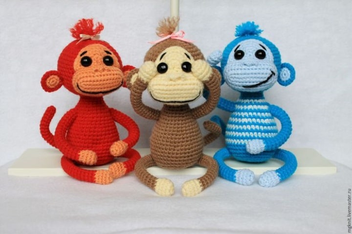 Amigurumi Baby Monkey Free Pattern