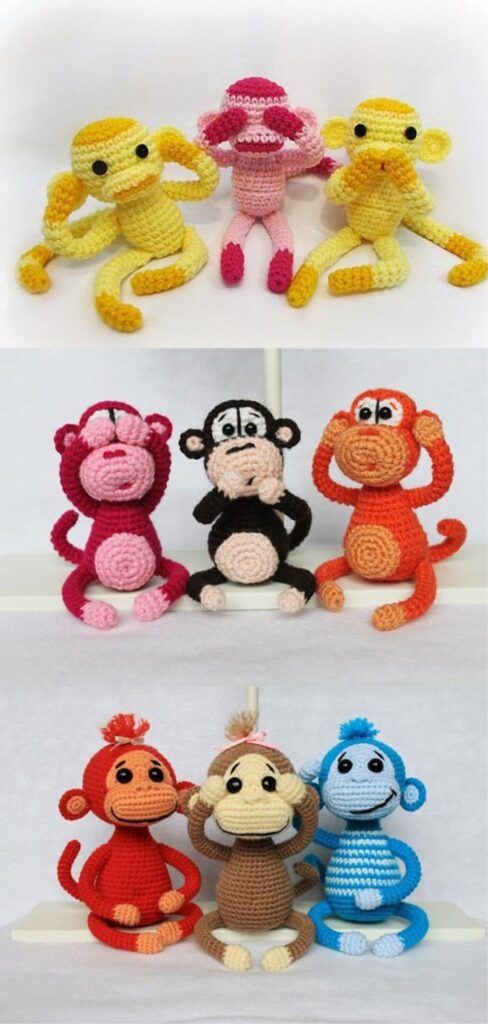 Amigurumi Baby Monkey Free Pattern