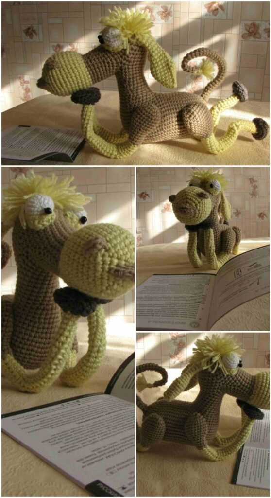 Amigurumi Book Loving Horse Free Pattern