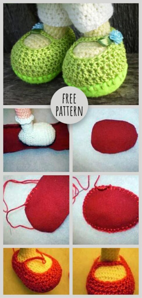 Amigurumi Booties Free Pattern - 1