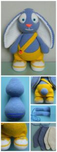 Amigurumi Rabbit in Pants Free Pattern-3