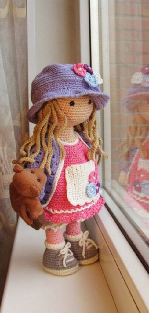 Amigurumi Sweet Doll Crochet Free Pattern