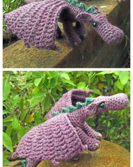 Fabartdiy Crochet Fierce Little Dragon Amigurumi Free Pattern F1 Min