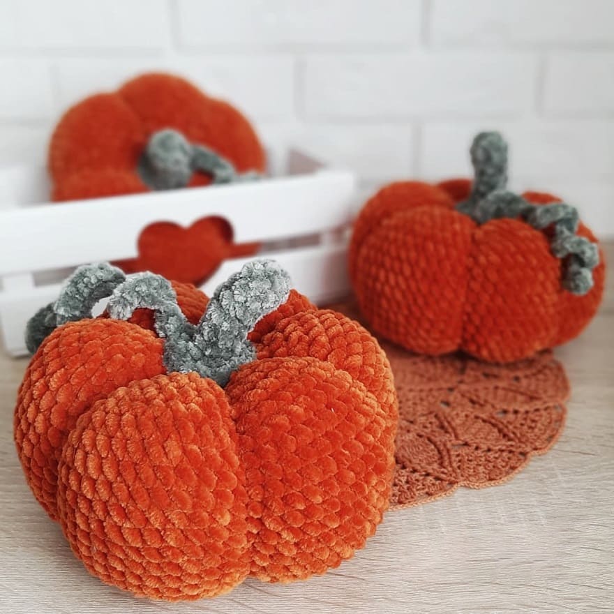 Amigurumi Plush Pumpkin Free Pattern-2