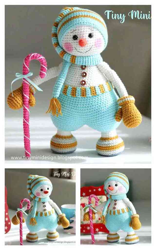 Cute Crochet Snowman 2 12