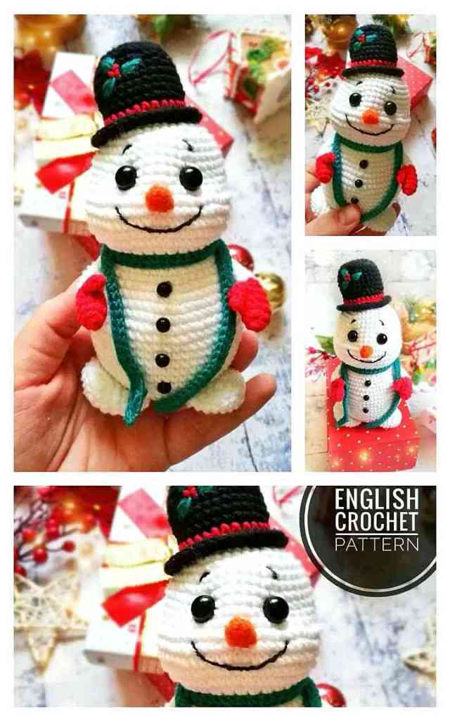 Cute Crochet Snowman 2 2