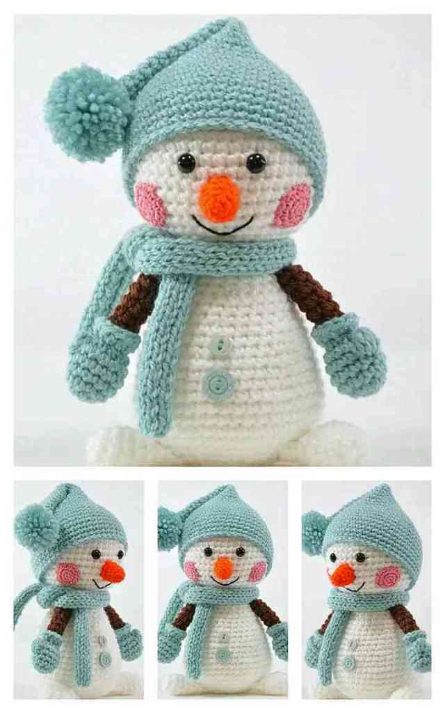 Cute Crochet Snowman 2 3