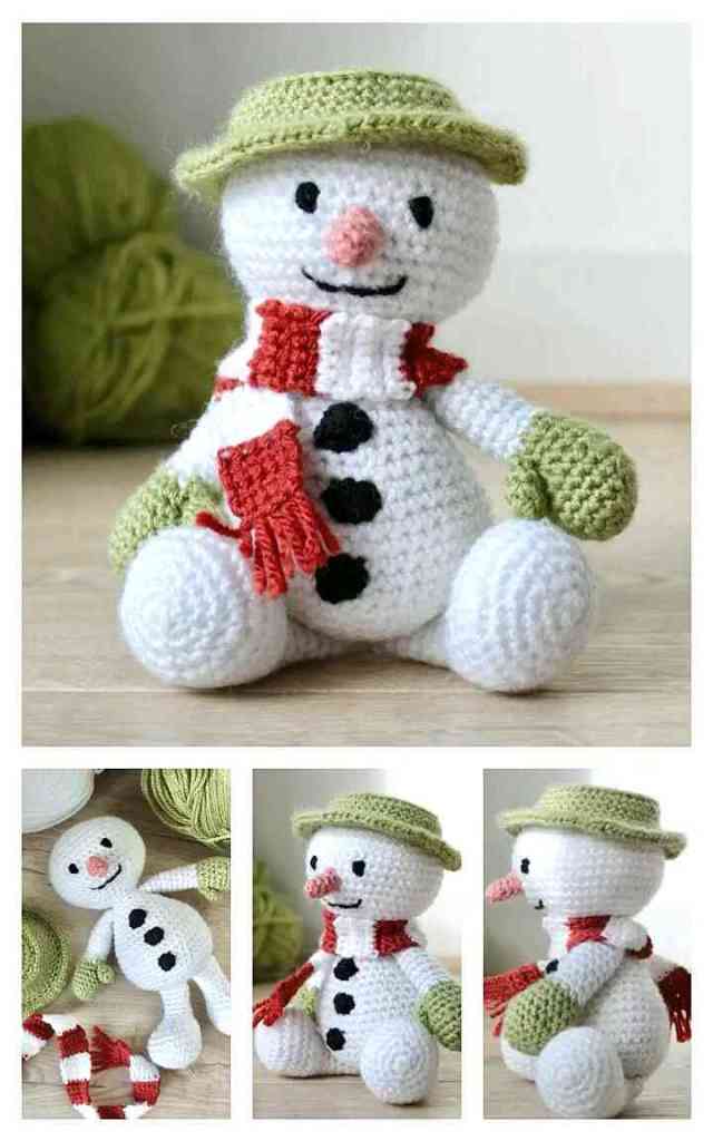 Cute Crochet Snowman 2 5