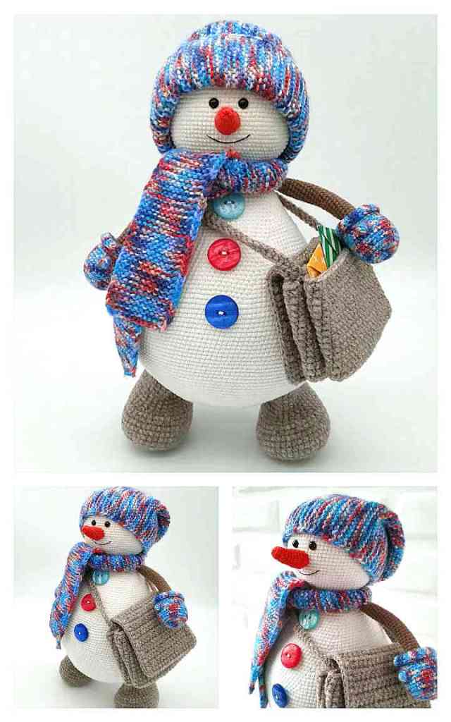 Cute Crochet Snowman 2 6