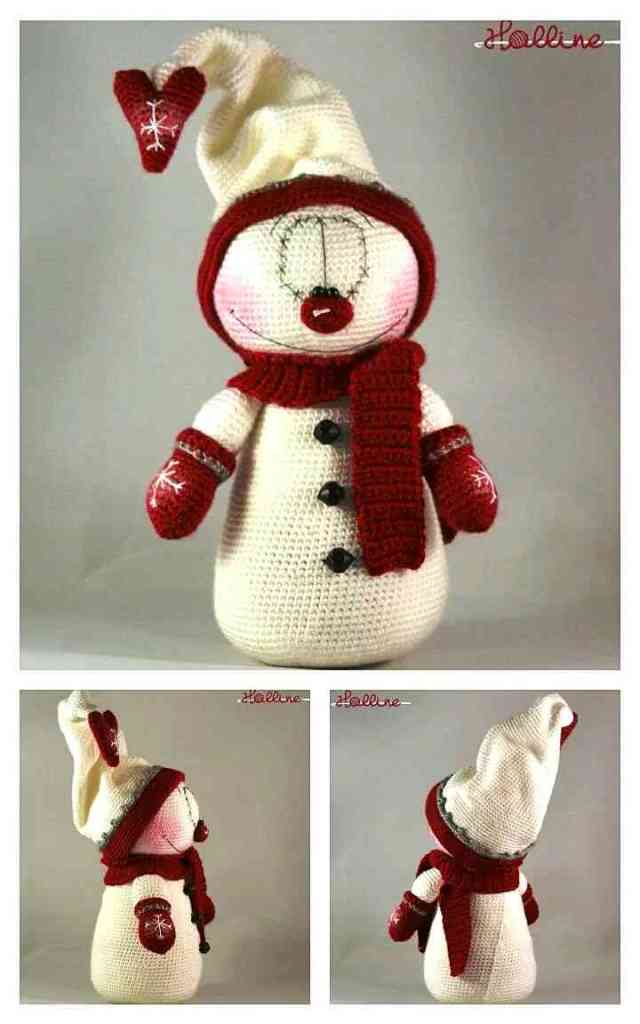 Cute Crochet Snowman 2 7