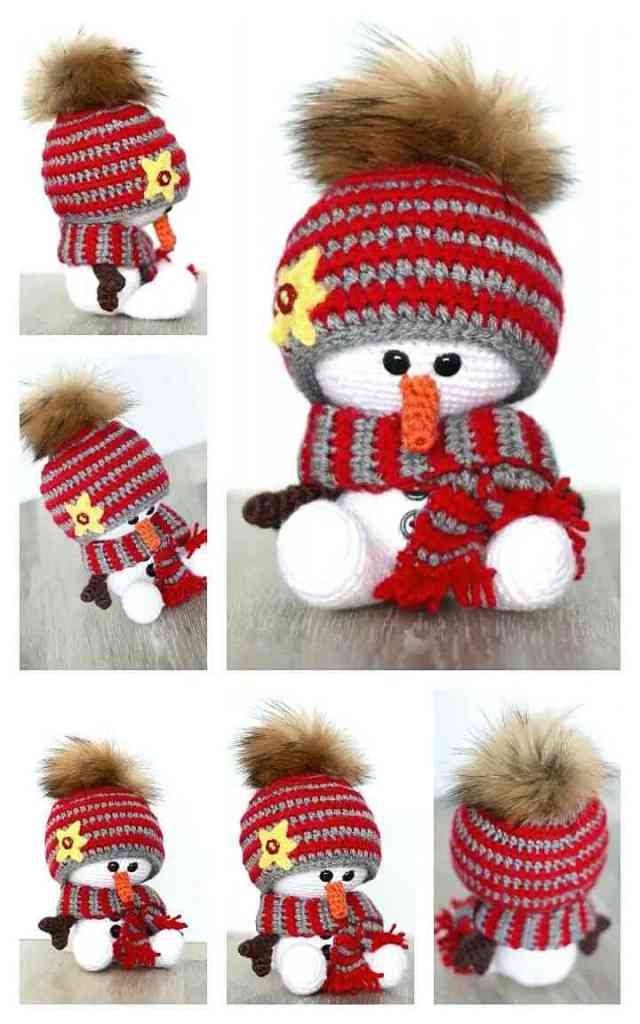 Cute Crochet Snowman 2 8