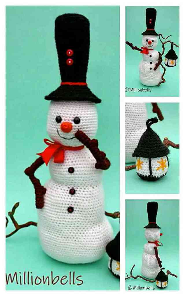 Cute Crochet Snowman 2 9