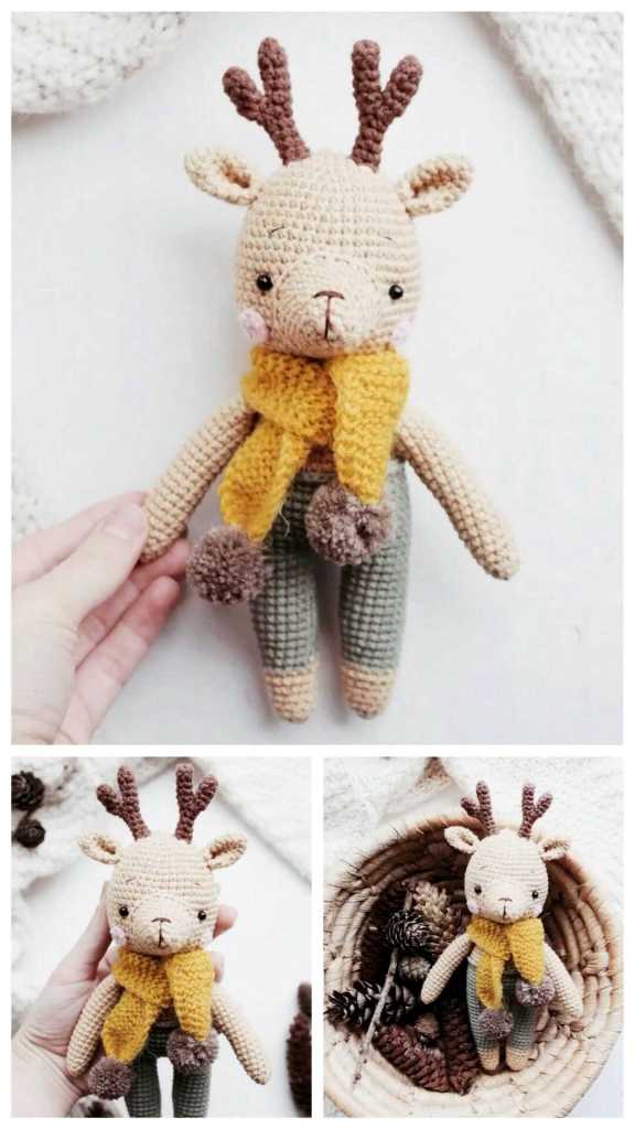 Small Crochet Deer 10 Min