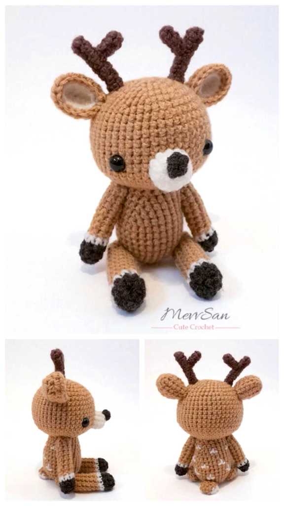 Small Crochet Deer 13 Min