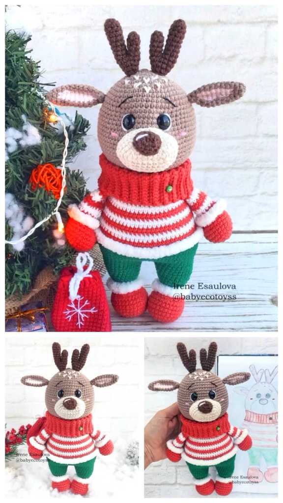 Small Crochet Deer 14 Min