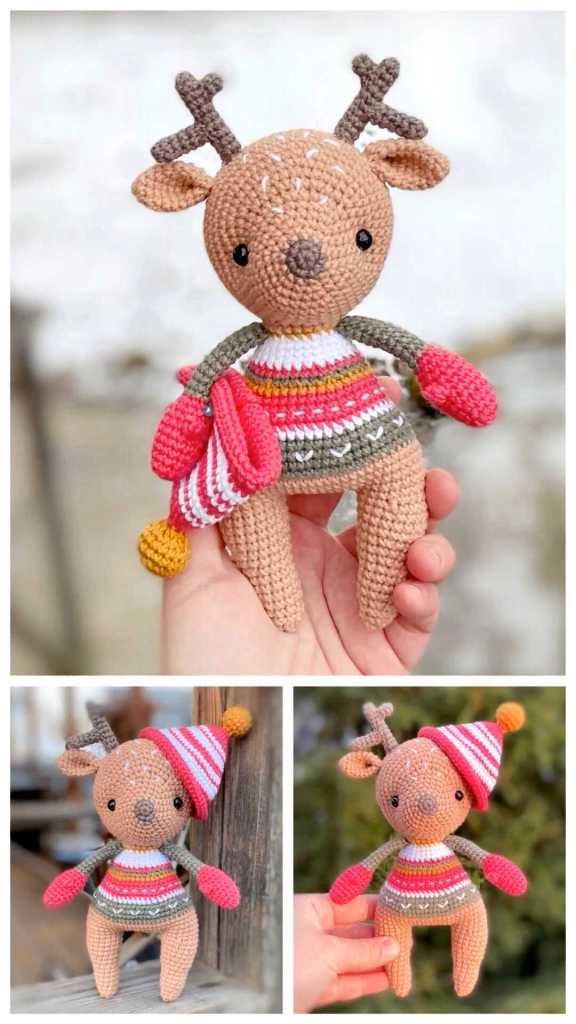 Small Crochet Deer 8 Min
