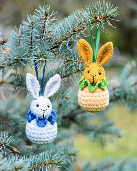 Christmas Rabbit Ornament