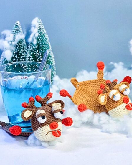 Christmas Reindeer Coaster 1