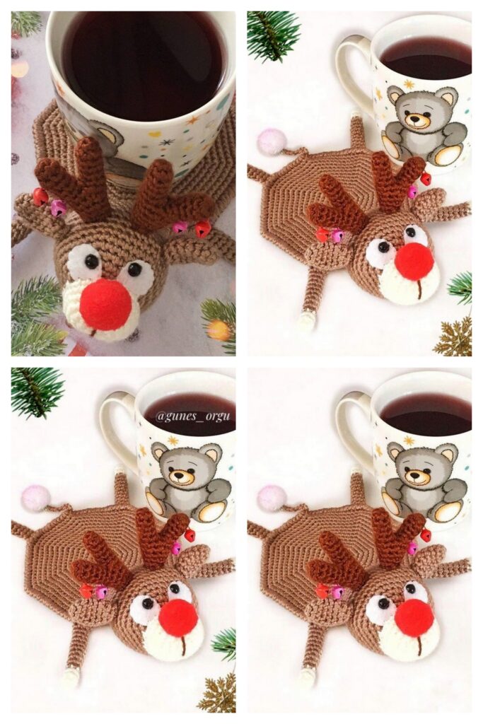 Christmas Reindeer Coaster 3 Min