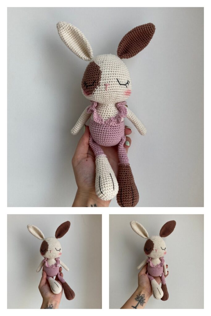 Crochet Plush Bunny 2 3 Min