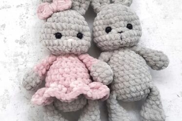 Crochet Plush Bunny 2