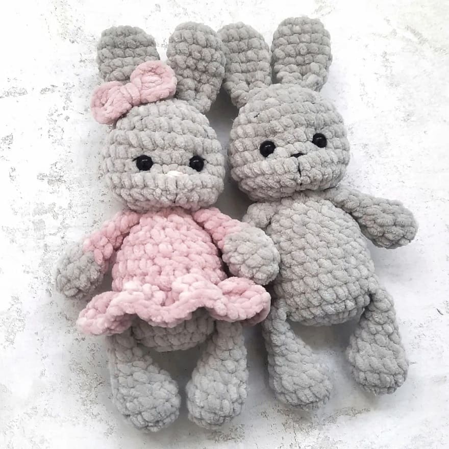 Amigurumi Crochet Plush Bunny Free Pattern-2