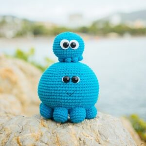 Amigurumi Mama and Baby Octopus Free Pattern-1