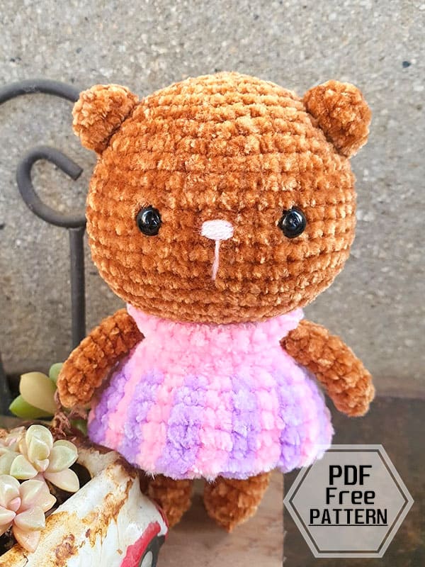Amigurumi Pipi Teddy Bear Free Pattern-6