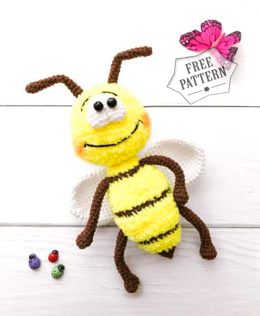 Amigurumi Little Bee Free Pattern-2