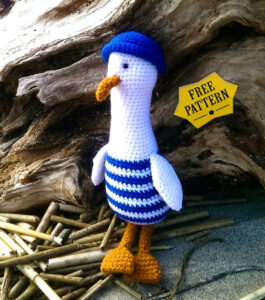 Amigurumi Crochet Seagull Free Pattern-1