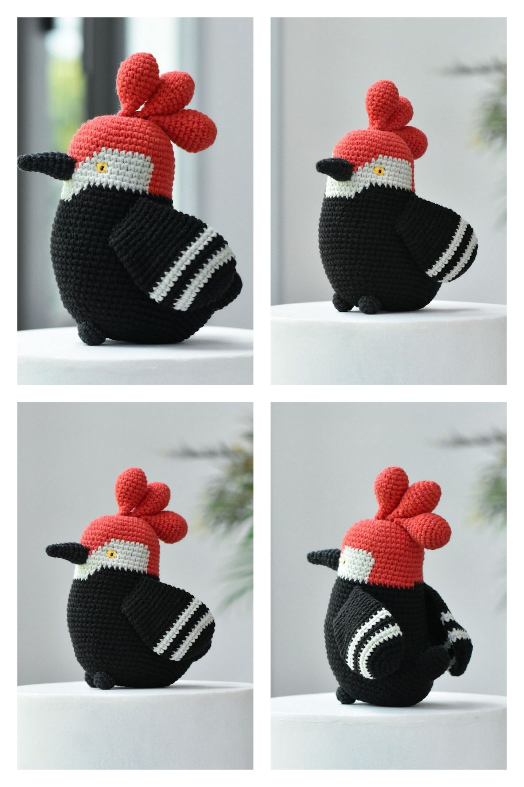 Amigurumi Crochet Woodpecker Free Pattern1 Free Amigurumi Crochet