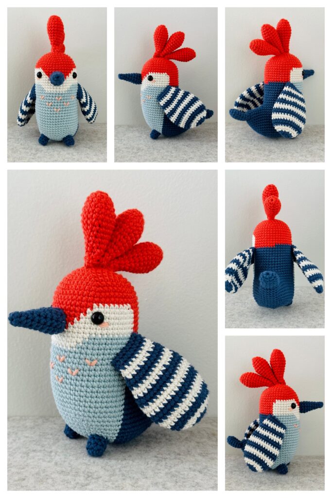 Crochet Woodpecker 1 4 Min