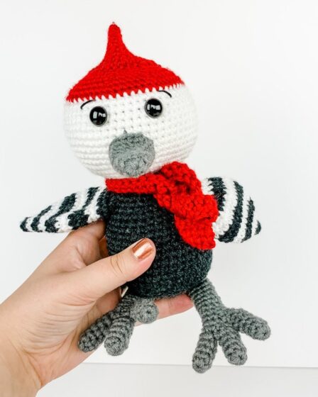 Crochet Woodpecker 1