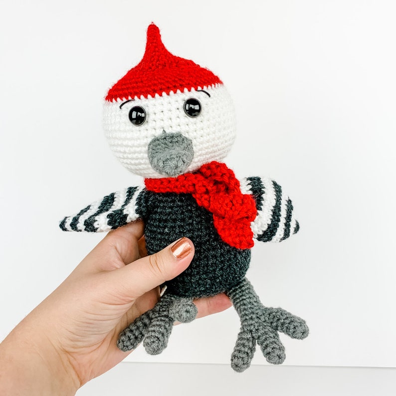 Amigurumi Crochet Woodpecker Free Pattern-1