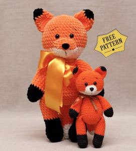 Amigurumi Plush Fox Crochet Free Pattern-3