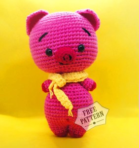 Amigurumi Small Piggy Free Pattern-3