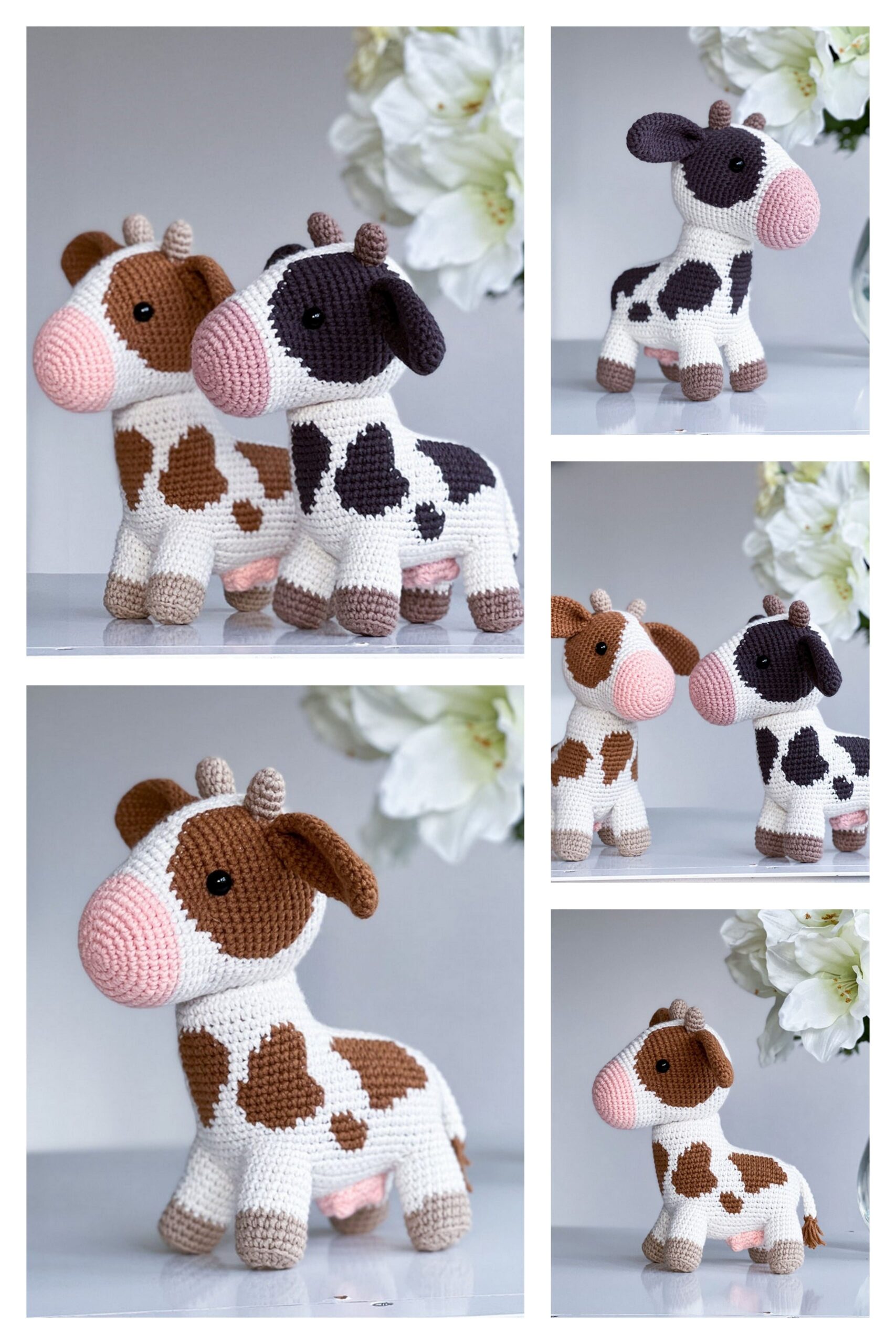 Amigurumi Big Cow Free Pattern-1 – Free Amigurumi Crochet