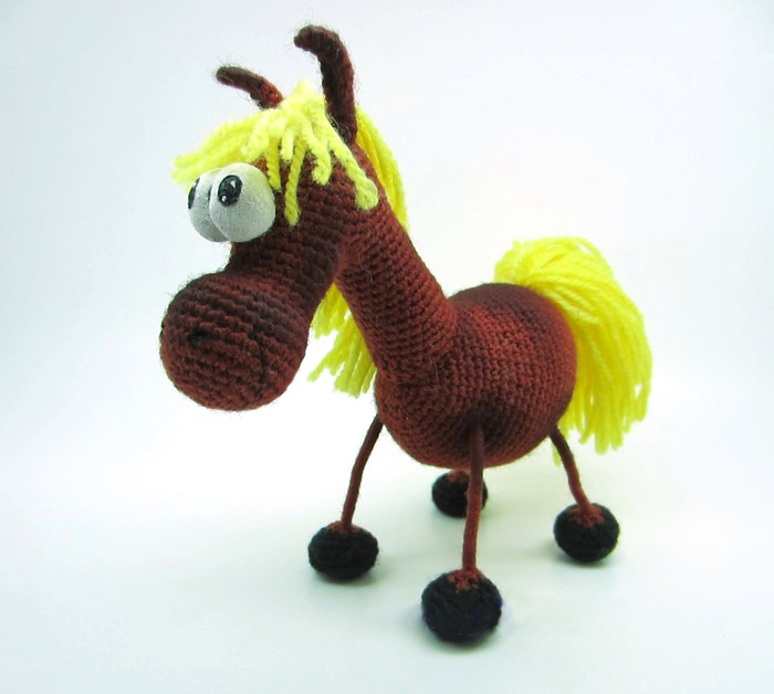 Amigurumi Cute Little Horse Free Pattern-2