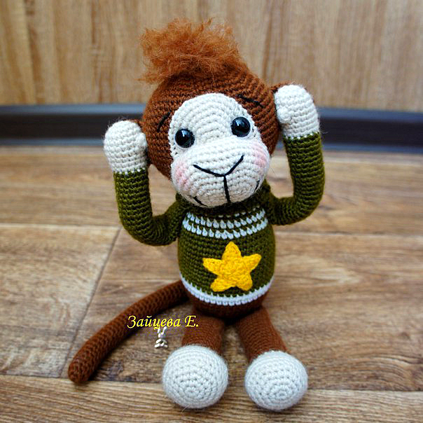 Amigurumi Cute Monkey Free Pattern-2