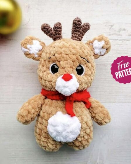 Plush Christmas Baby Deer 3